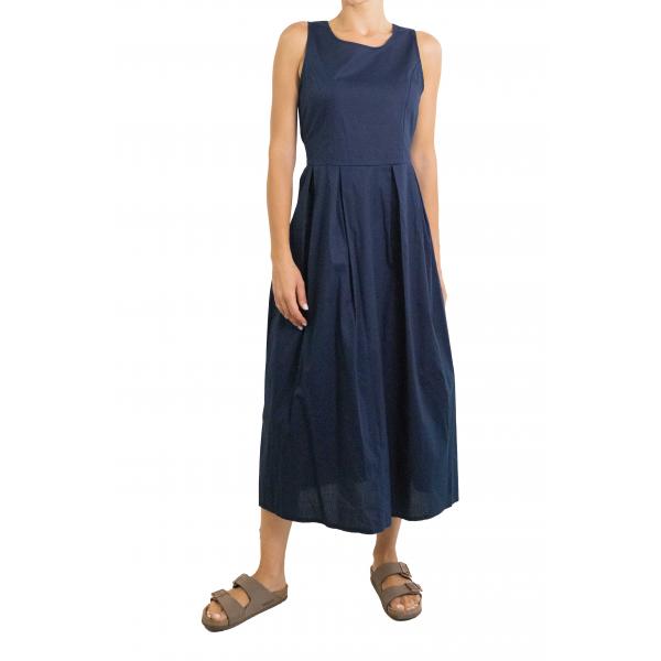 Vestito in cotone con zip e fiocco sul retro "Kelly"